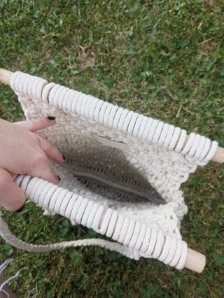 Bolso Zara Macramé Verano