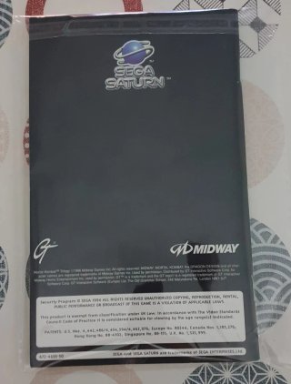 Mortal Kombat Trilogy Sega Saturn PAL