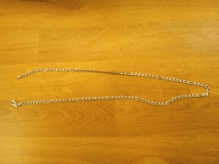 Cadena de plata Figaro