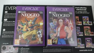 Pack consola Evercade VS-R + 2 cartuchos NEO GEO