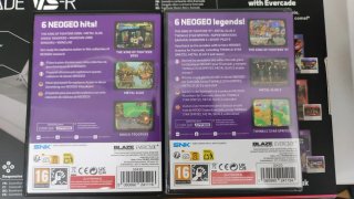 Pack consola Evercade VS-R + 2 cartuchos NEO GEO