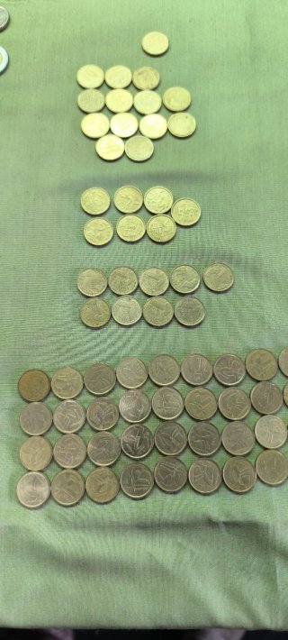 Lote de monedas antiguas