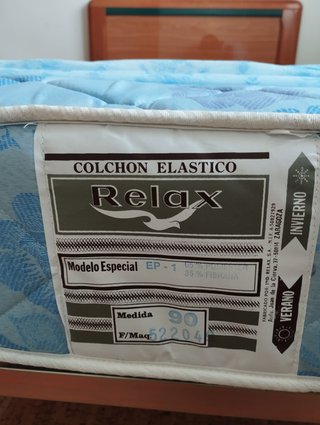 Cama con cabecero sommier y  colchón