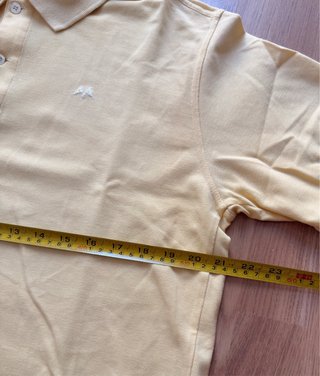 Polo Thomas Burberry Manga Corta Amarillo L