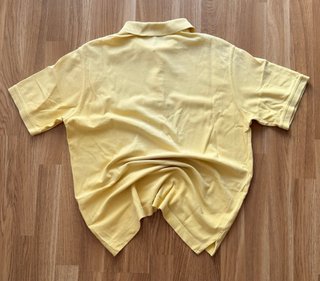 Polo Thomas Burberry Manga Corta Amarillo L