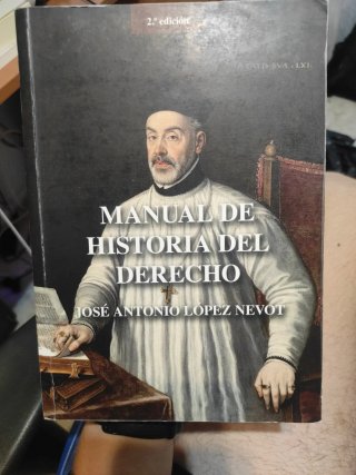 Manual de historia de derecho
