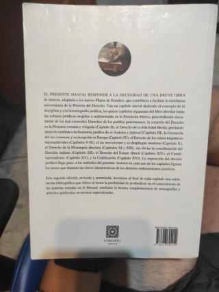 Manual de historia de derecho
