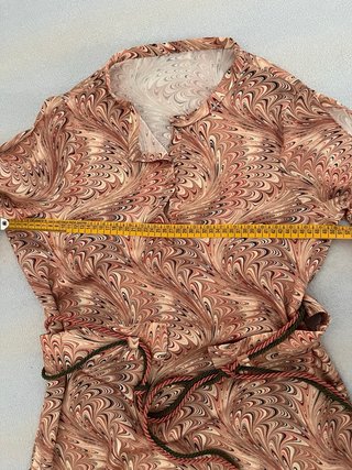 Vestido estilo kimono estampado