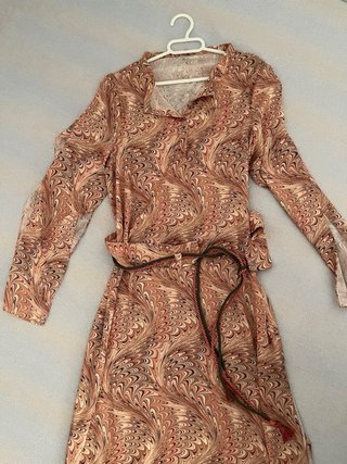Vestido estilo kimono estampado