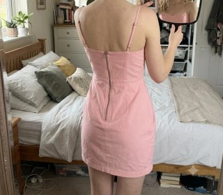 Abito elegante donna rosa