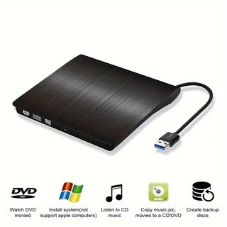 Grabadora Reproductor Externa USB 3.0 CD/DVD RW