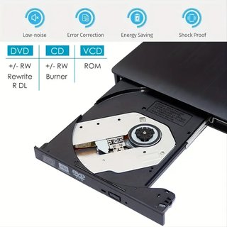 Grabadora Reproductor Externa USB 3.0 CD/DVD RW