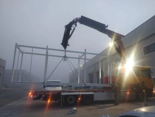 Portes con grua