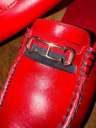 Mocasines Carolina Herrera Rojos