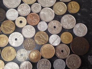 Colección de monedas históricas España