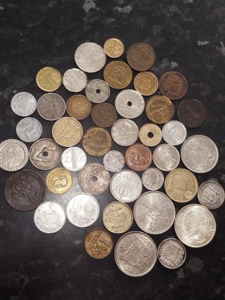 Colección de monedas históricas España