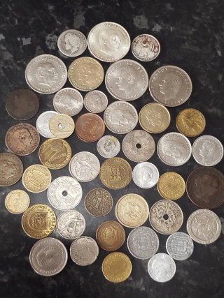 Colección de monedas históricas España