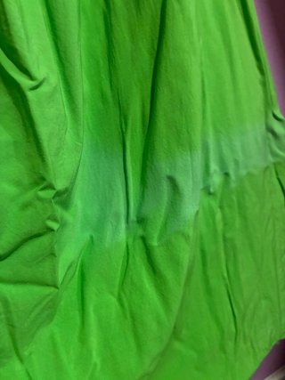 Vestido verde largo