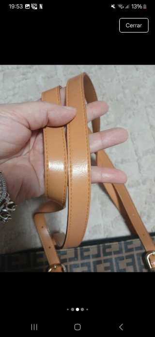 Bolso Fendi Praline Beige/Marrón
