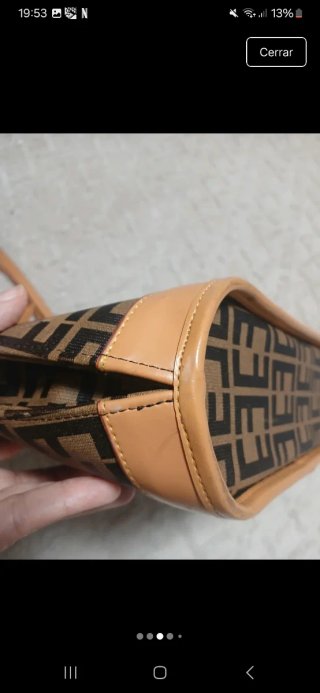 Bolso Fendi Praline Beige/Marrón