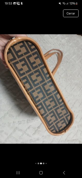 Bolso Fendi Praline Beige/Marrón
