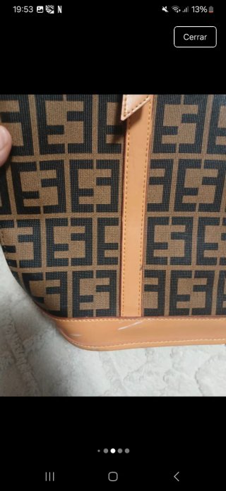 Bolso Fendi Praline Beige/Marrón
