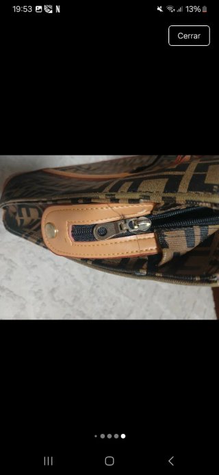 Bolso Fendi Praline Beige/Marrón