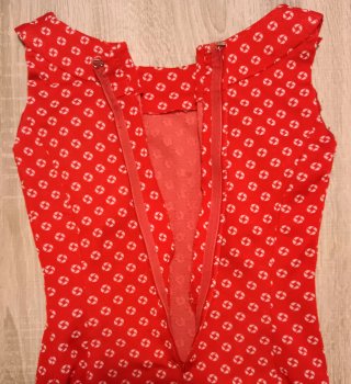 Vestido vintage verano años 70