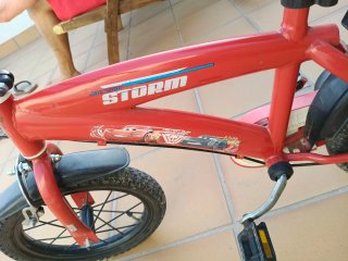 Bici infantil Rayo McQueen Roja