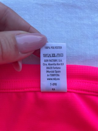 T-shirt sportiva Roly fucsia fluo StraWoman