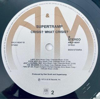 Supertramp – Crisis? What Crisis? | LP Vinilo