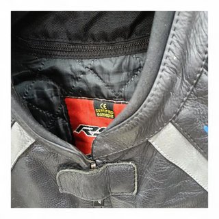 CHAQUETA MOTO CUERO RST S-1CE TALLA S NEGRO
