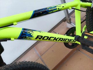 Bicicleta Rockrider Infantil amarilla