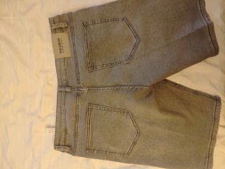 Pantalón corto vaquero gris Pull&Bear