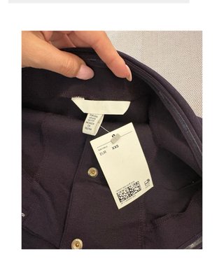 Blusa morada sin tirantes talla XS