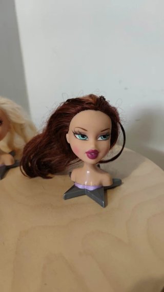 Cabezas de muñecas Bratz (3 unidades)