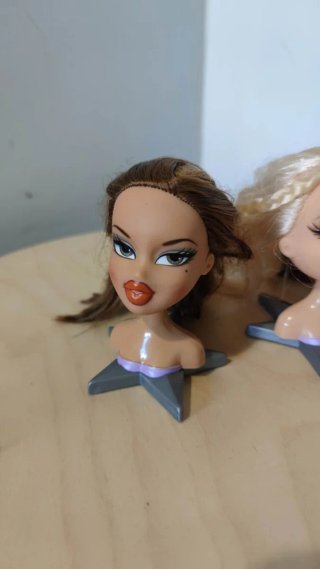 Cabezas de muñecas Bratz (3 unidades)