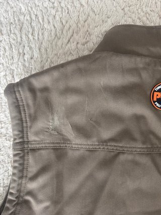Timberland PRO Chaleco acolchado marrón vintage L