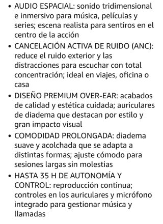 Auriculares Bluetooth con cancelación de ruido