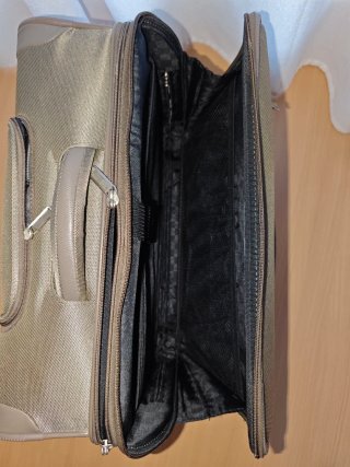 Maletín de viaje Samsonite beige/marrón
