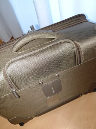 Maletín de viaje Samsonite beige/marrón
