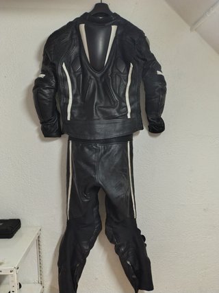 Traje de Moto de Cuero Deportivo de 2 piezas