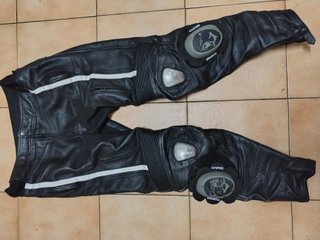 Traje de Moto de Cuero Deportivo de 2 piezas