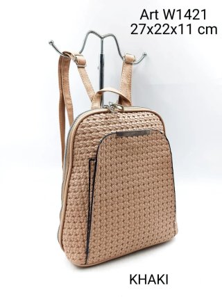 Zaino donna  intrecciato vari colori