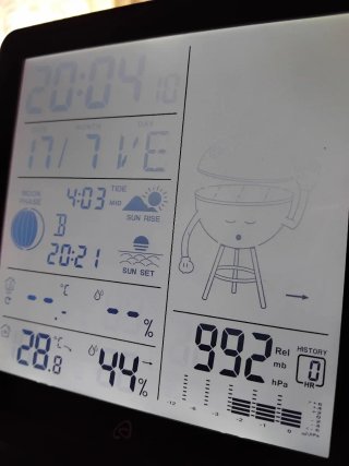 Reloj Digital Blanco