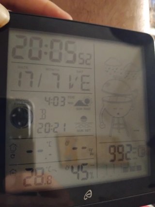 Reloj Digital Blanco