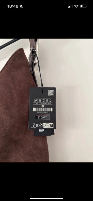 Bolso de ante marrón