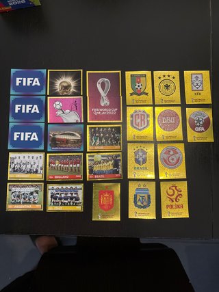25 Cromos Mundial Catar 2022