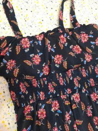 Vestido Springfield Talla XL Estampado Floral