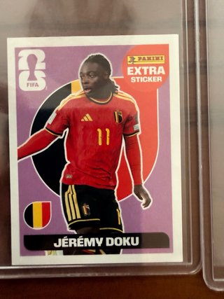 Lote de 7 cromos EXTRA STICKER de fútbol